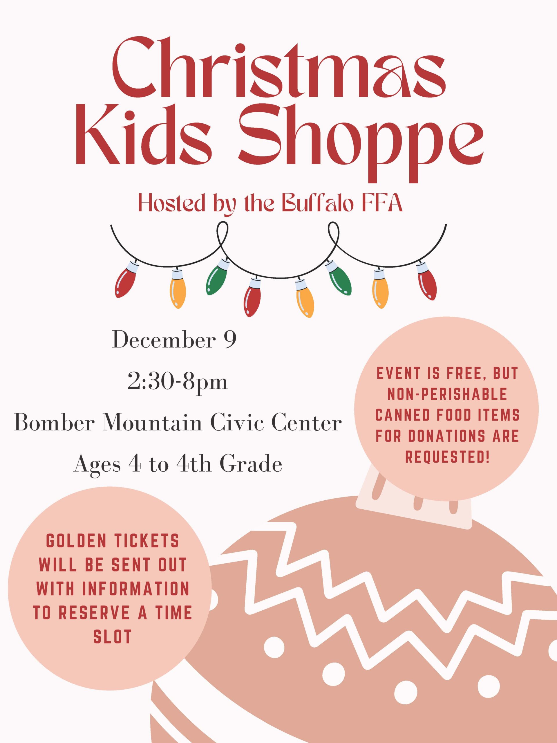 FFA Christmas Kids Shoppe