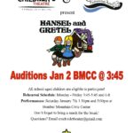 Auditions for Hansel and Gretel